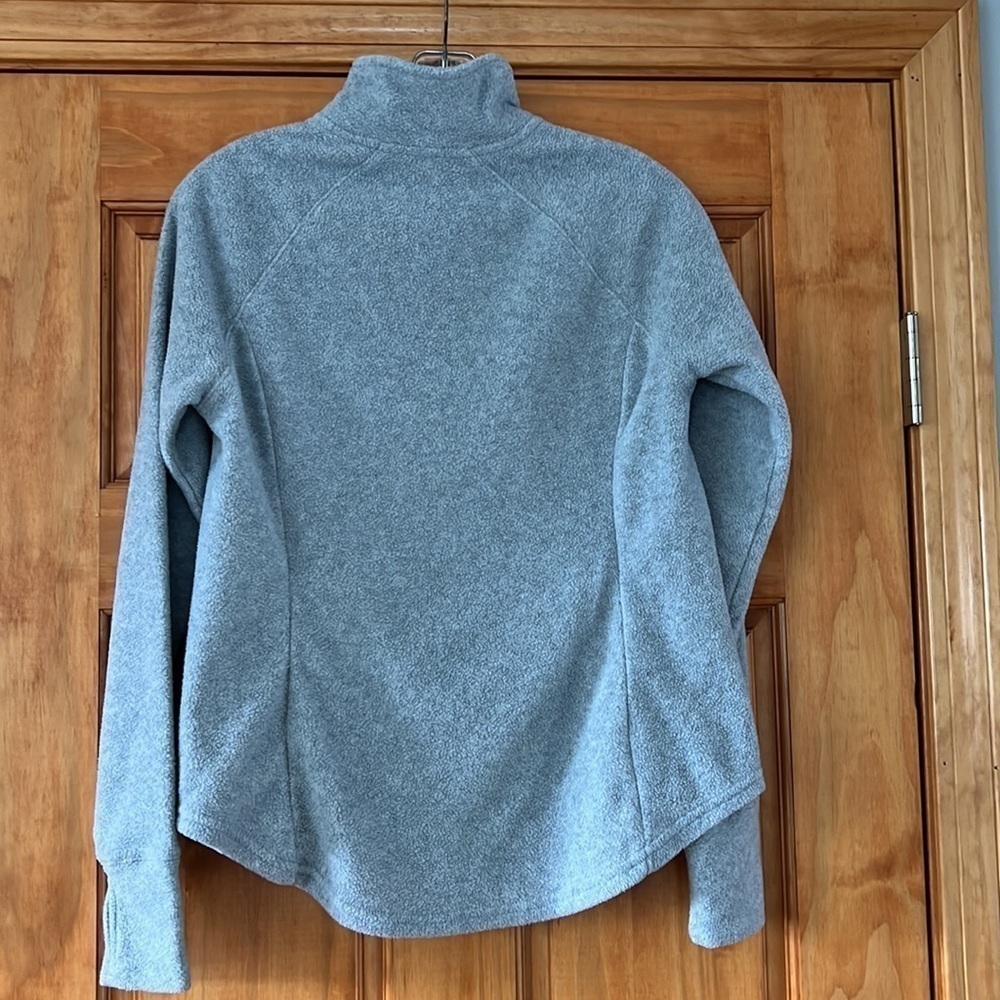 Old Navy Active Fleece Quarter Zip Gray Jacket XS - Picture 4 of 5